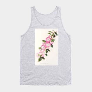 Flowering almond - Botanical Illustration Tank Top